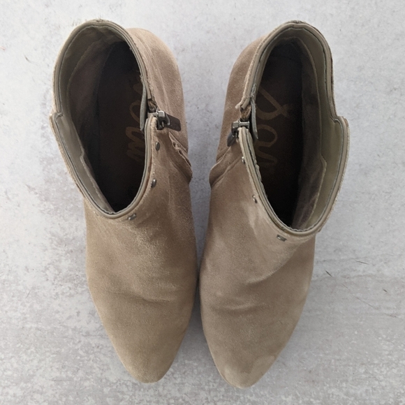 Sam Edelman Rudie Studded Fringe Suede Ankle Boot Bootie 5.5 - Picture 5 of 8